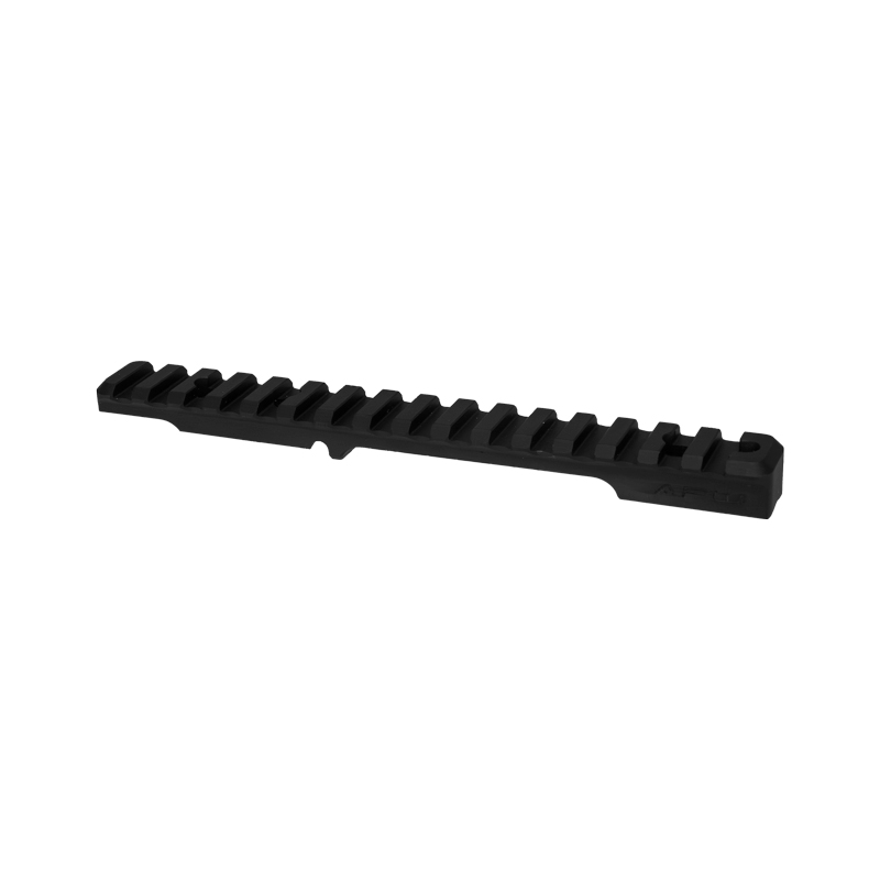 APW Picatinny scope base rail for Howa Short Action with 20MOA elevation, shown in black finish at Patriot Gun Shop South Africa.